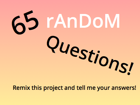 65 random questions!