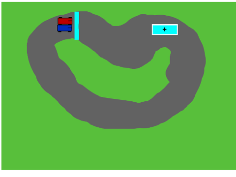Race car game V1.0 (2 player)