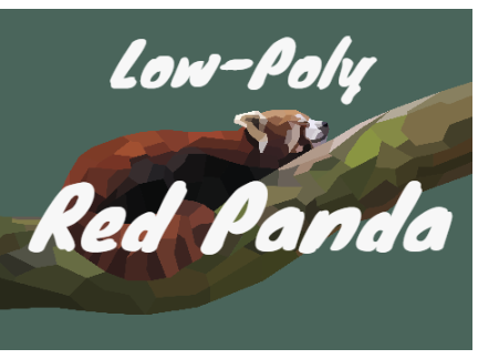 Low-Poly Red Panda