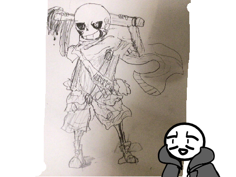 昔描いた絵と今描いた絵の比較()