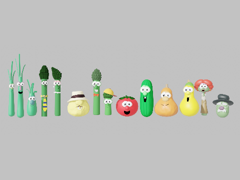 veggietales models!