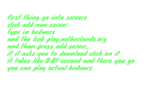 how to play actual bed wars on minecraft pe