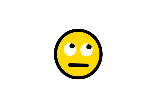 Face with roling eyes emojy