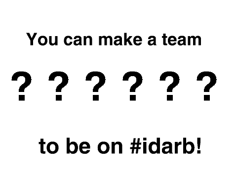 #idarb CONTEST