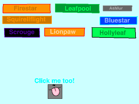 Warrior cats theme songs!