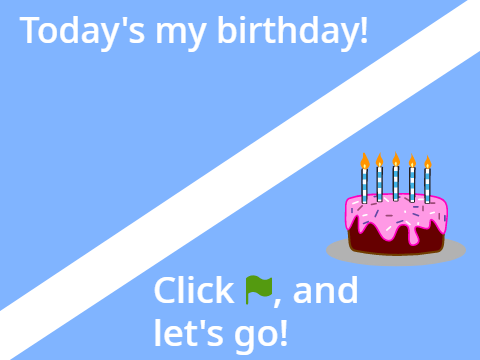 Today's my birthday!