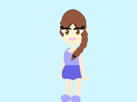 I gave my OC a braid ; - ;