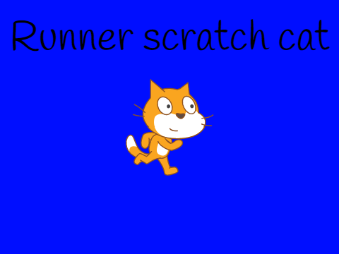 Runner scratch cat
