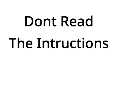 Don't Click On This Project