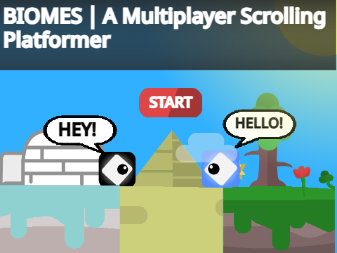 Biomes｜A multiplayer scrolling platformer ｜#games #platformer