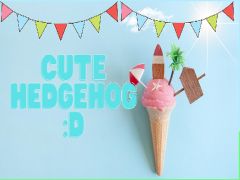 Cute hedgehog :D