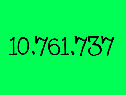100M Countdown (10,761,737) remix
