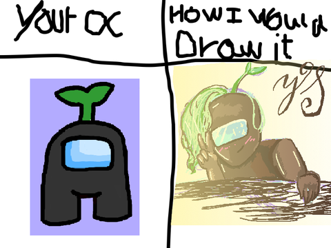 I'll draw your oc! Darkglitter