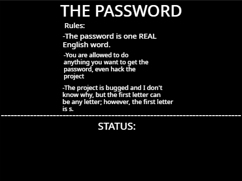 The Password V2