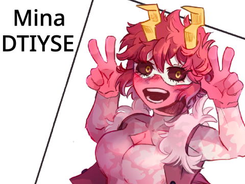 DTIYSE: Mina Ashido || mha fan art 