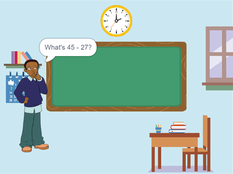 Math class subraction