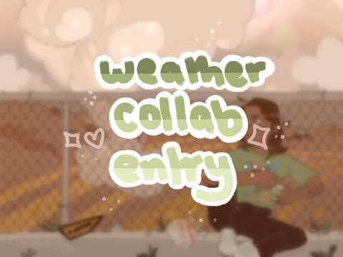 ⭑ weather art collab | tornado