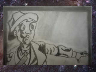 Drawing of a an investigator (or someone)