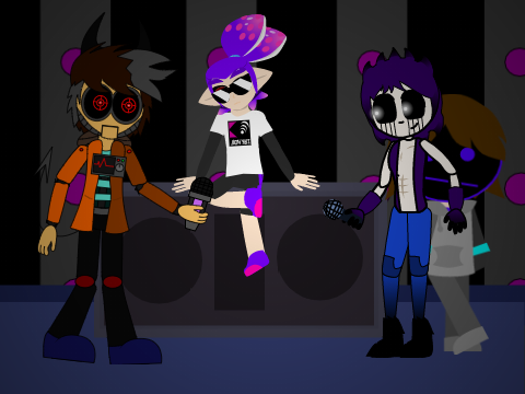 Vs Quincy Bot (FNF fangame) (But Monochrome is Vibing to the music)