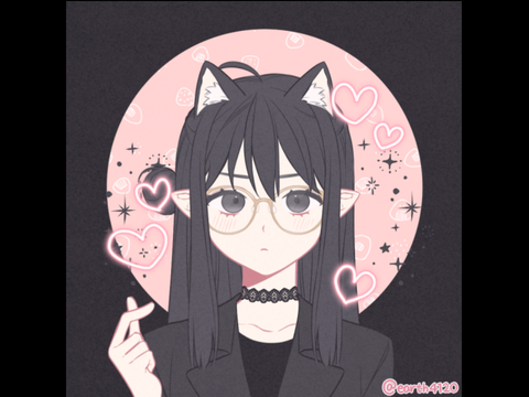 Touch-Tone Telephone - cat girl