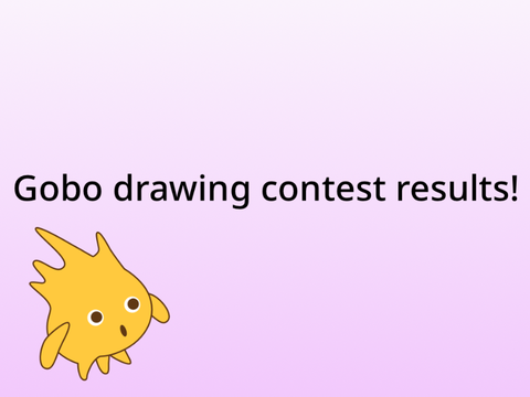 Gobo drawing contest results!