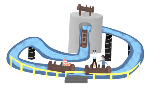 log ride