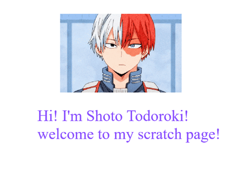 hi! I'm Shoto Todoroki...