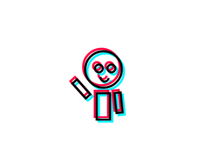 My first costume made with glitch art (like TikTok)