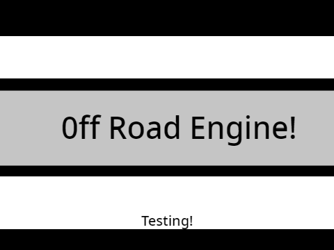 #0ffroad engine![TEST]