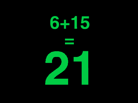9+10 does = 21