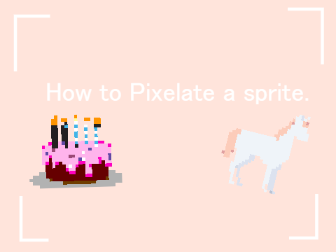 How to Pixelate a Sprite