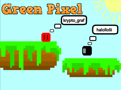 [ENTRY] Green Pixels | A ☁️ Cloud Multiplayer platformer #all #games #all animation #all #arts #all