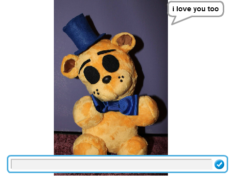 talk to golden freddy plush