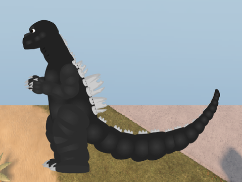 Showa Godzilla Vector (1973-1975) MegaroGoji