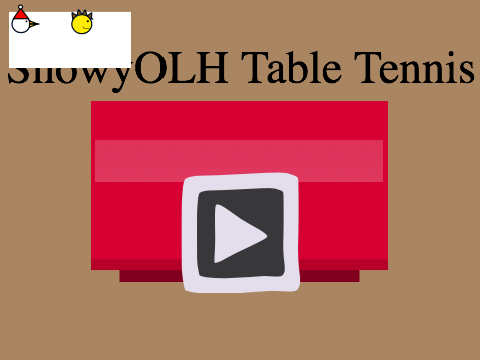 Snowy Table tennis