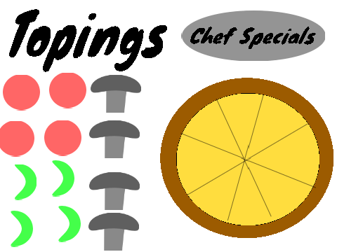 Make your own pizza!