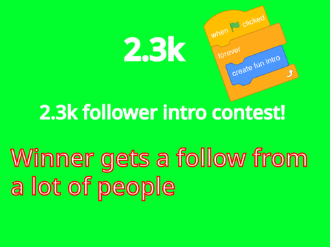2,300 follower intro contest winner gets follows PRIZE GIVERS NEEDED