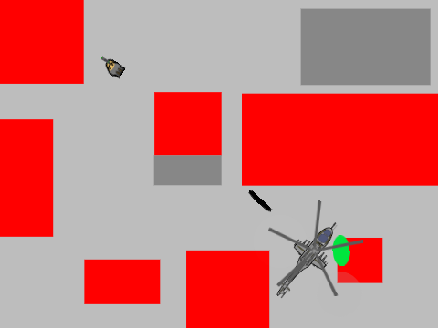 Topdown Helicopter AI sample