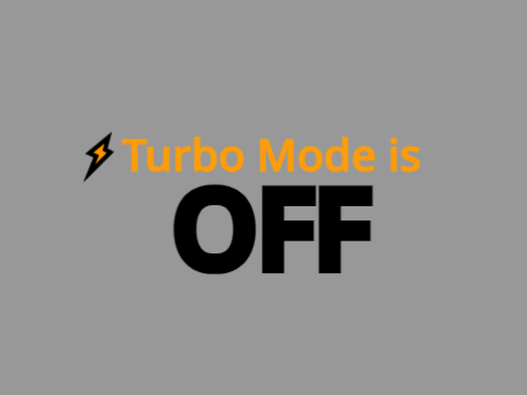 Turbo mode detector