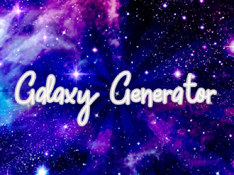 ⭒ Galaxy generator ⭒
