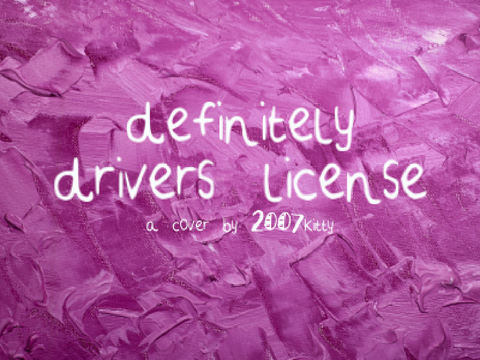 definitely drivers license || SGT Judge Cuts