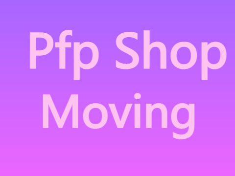 Mia's PFP Shop is moving