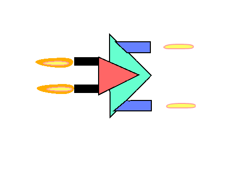Fighter Plane and laser sprite
