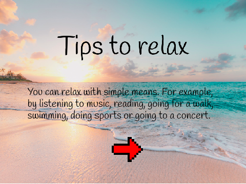 Tips to relax