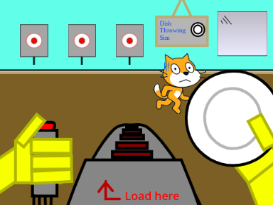 Dish Throwing Simulator!