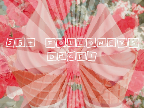 ٭✴︎⋆+ ²₅⁺ followers DMCE ⋆✴︎٭