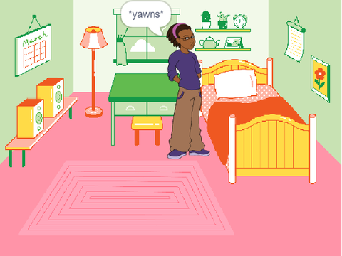 Made A Story Using Sprites And Backgrounds (W.I.P)