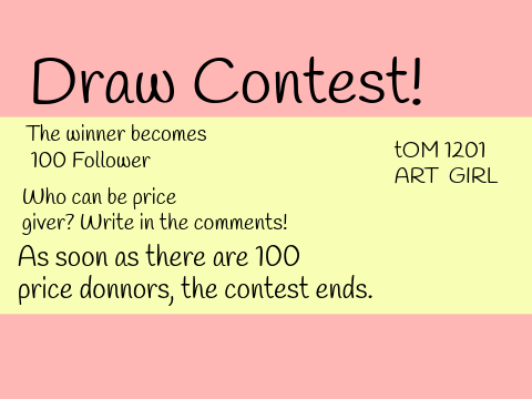 tom1201 art girl remix100k draw contest