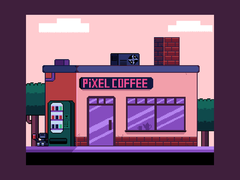 | The Coffee Shop | Pixel Art #Art