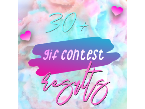 ➴┊30+ GIF contest results ✧
